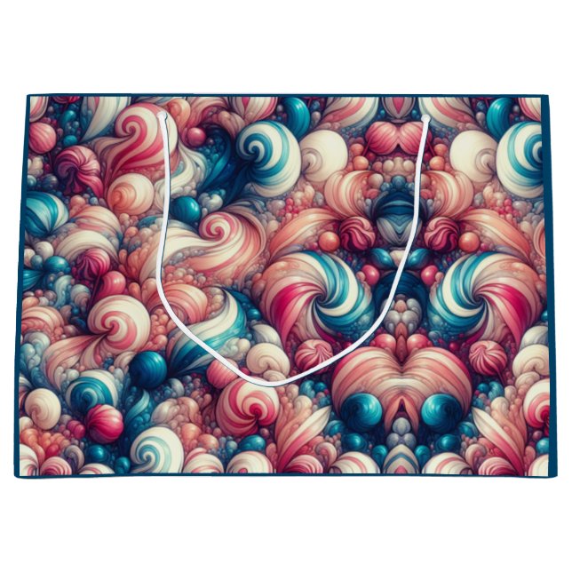 Bolsa De Regalo Grande Cotton Candy Bubblegum (Anverso)