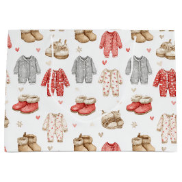 Bolsa De Regalo Grande Cozy Pajamas Boho Babyshower Pattern