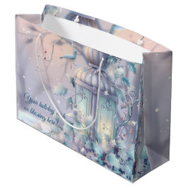 Bolsa De Regalo Grande Crea Tu Propia Linterna Navideña Púrpura