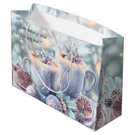 Bolsa De Regalo Grande Crea tu propia sidra caliente de Navidad pastel