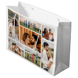 Bolsa De Regalo Grande Crea tu propio collage de 7 fotos