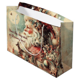 Bolsa De Regalo Grande Crea tu propio Papá Noel Vintage y decoraciones