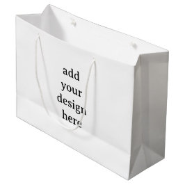 Bolsa De Regalo Grande Crea tu propio simple personalizado 12.5”x4”x9” Ma