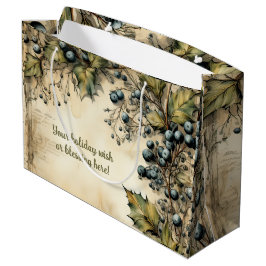 Bolsa De Regalo Grande Crea tu propio Vino de Berry Vintage