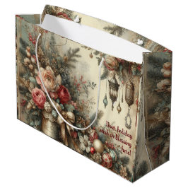 Bolsa De Regalo Grande Crea tus propias lámparas florales de Navidades vi