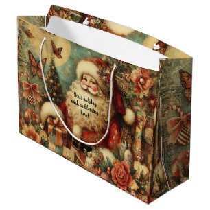 Bolsa De Regalo Grande Crea tus propios Navidades victorianos Butterfy Sa