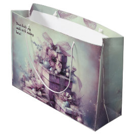 Bolsa De Regalo Grande Crea tus propios regalos románticos rosados y púrp