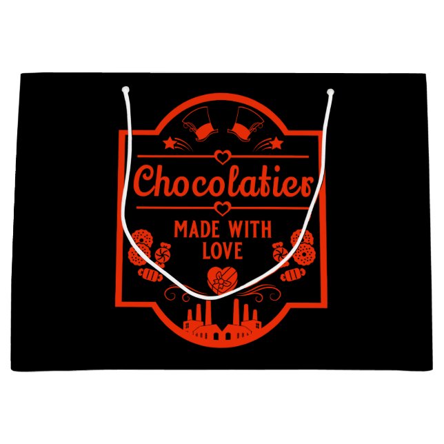 Bolsa De Regalo Grande Creador de chocolate (Anverso)