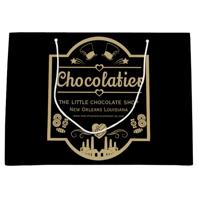 Bolsa De Regalo Grande Creador de Chocolatero (Anverso)