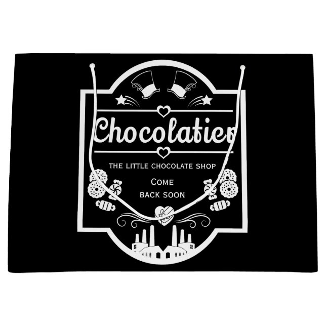Bolsa De Regalo Grande Creador de Chocolatero (Anverso)