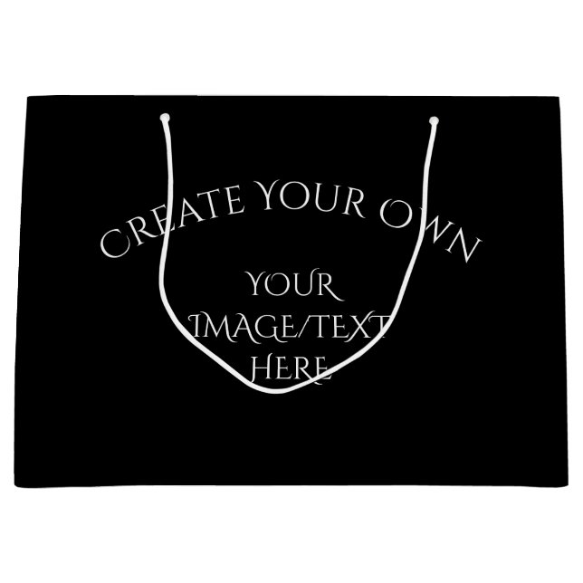 Bolsa De Regalo Grande Crear el propio (Anverso)