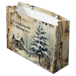 Bolsa De Regalo Grande Crear su propia escena de cabina de registro de co