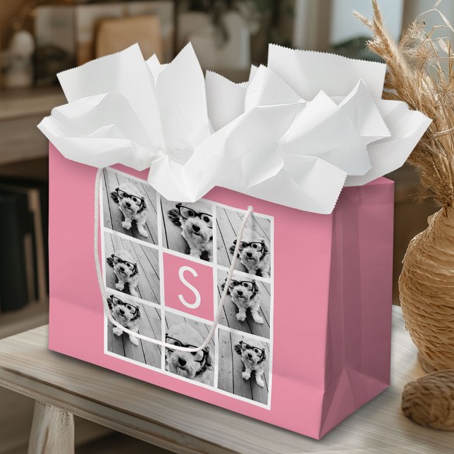 Bolsa De Regalo Grande Crear su propio monograma de Personalizado de Inst (Custom Gift Bag)