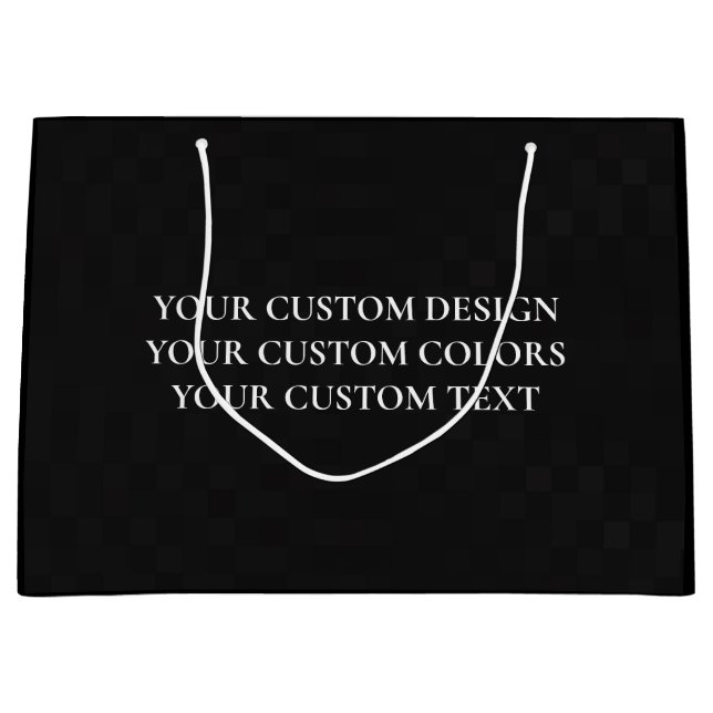 Bolsa De Regalo Grande Crear su propio personal (Anverso)