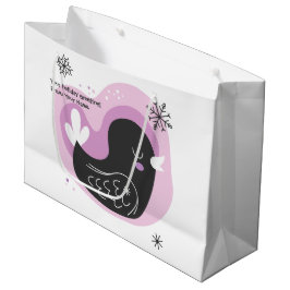 Bolsa De Regalo Grande Crear sus propios Navidades retro-franceses de Hen