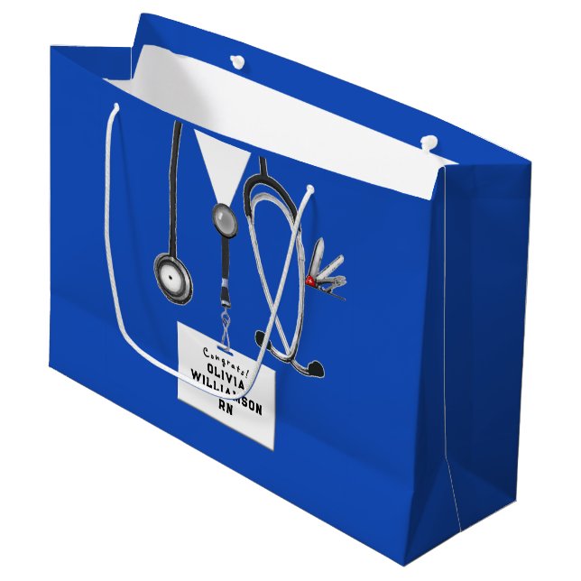 Bolsa De Regalo Grande Creative Nurse Graduation Large Gift Bag (Angulo Anverso)