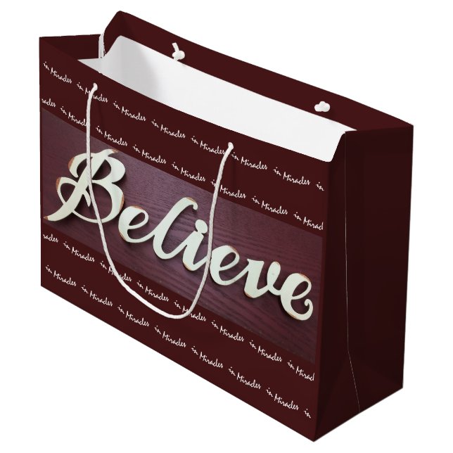 Bolsa De Regalo Grande Creer (Angulo Anverso)