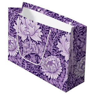 Bolsa De Regalo Grande Crisantemo Púrpura, William Morris Gran Ba Regalo