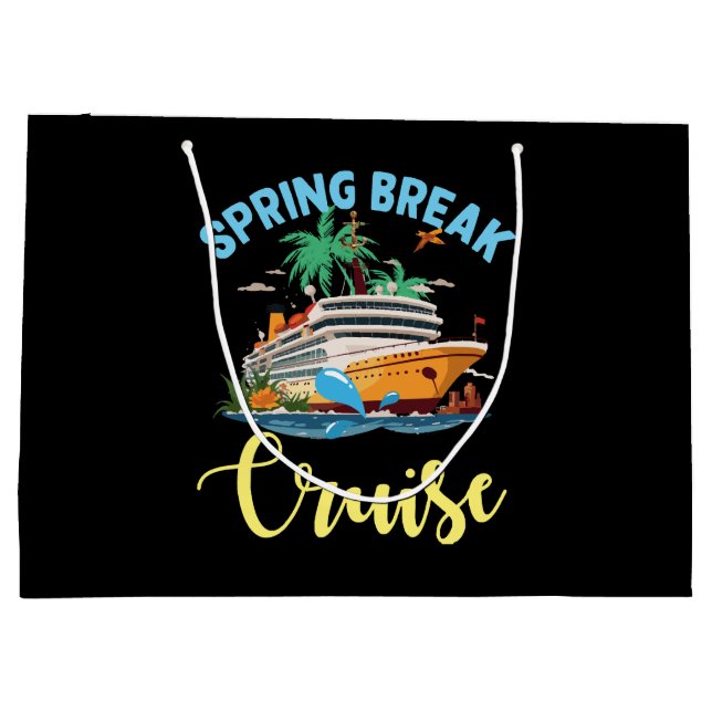 Bolsa De Regalo Grande Cruceros Spring Break (Reverso)