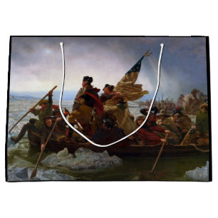 Bolsa De Regalo Grande Cruzando el Delaware 1776: General George Washingt