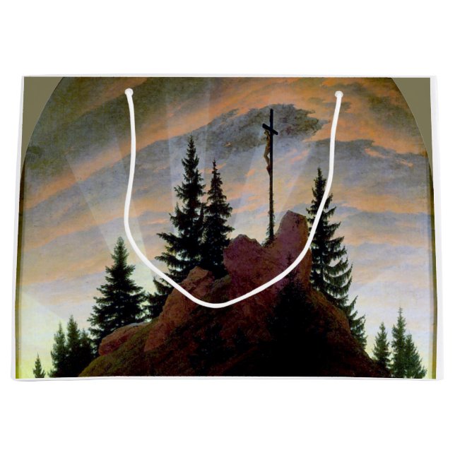 Bolsa De Regalo Grande Cruzar las montañas, Friedrich (Anverso)