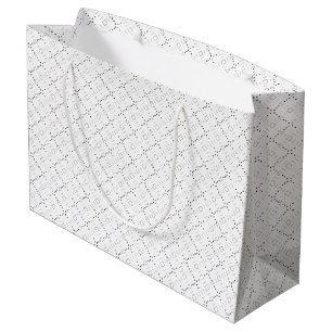 Bolsa De Regalo Grande Cuadrícula Transparente PNG Superposición de Tex