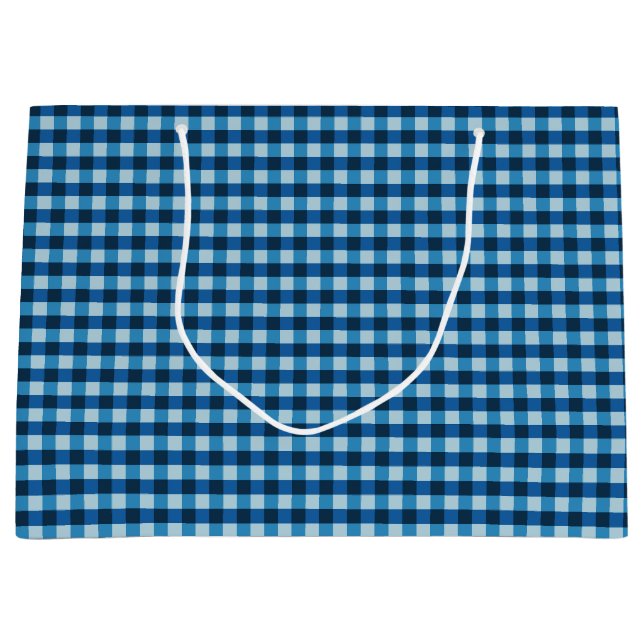 Bolsa De Regalo Grande Cuadros (Anverso)