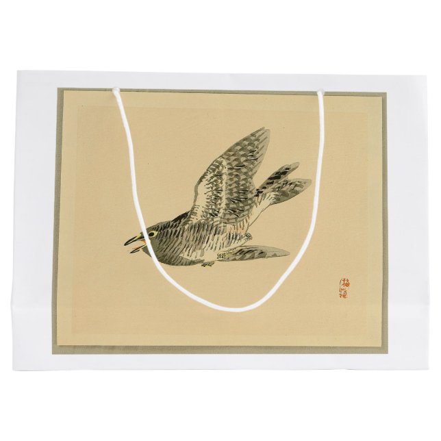 Bolsa De Regalo Grande Cuckoo (arte japonés) (de Kono Bairei) (Reverso)