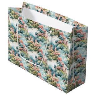 Bolsa De Regalo Grande Cuento de hadas en los castillos de Fairyland Past