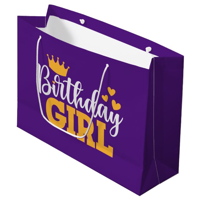 Bolsa De Regalo Grande Cumpleañera (Angulo Anverso)