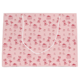 Bolsa De Regalo Grande Cumpleaños Cereza en la Cima