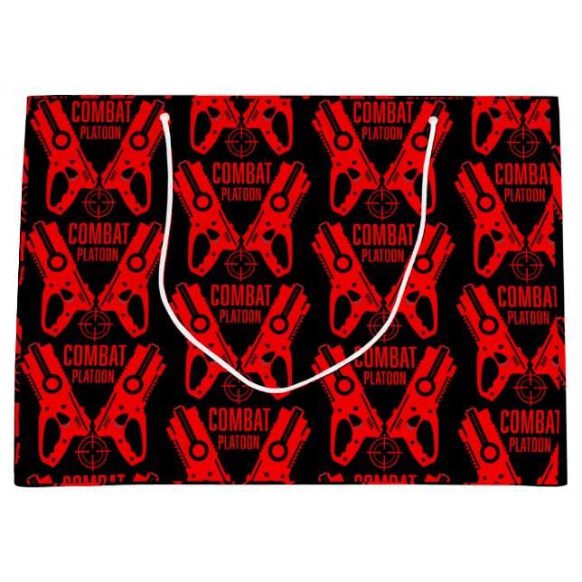 Bolsa De Regalo Grande Cumpleaños de Dart Gun Battle (Anverso)