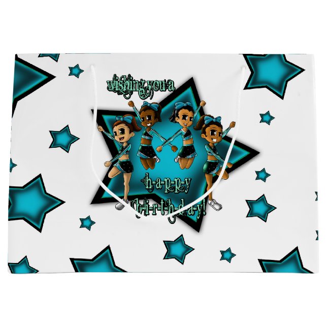 Bolsa De Regalo Grande Cumpleaños de los animadores (Anverso)