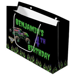 Bolsa De Regalo Grande Cumpleaños de Monster Jam Grave Digger