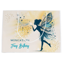 Bolsa De Regalo Grande cumpleaños de niños de Magic Fairy