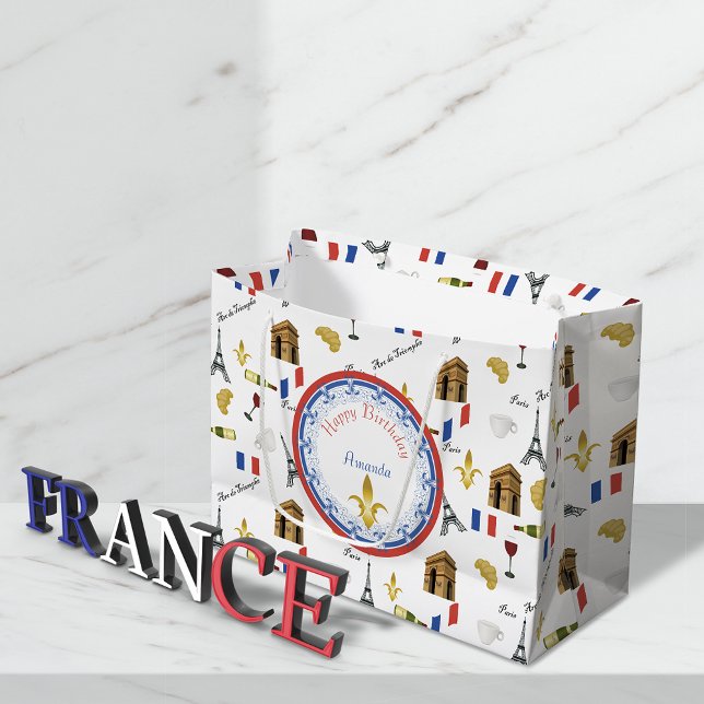 Bolsa De Regalo Grande Cumpleaños de París (Subido por el creador)