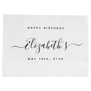 Bolsa De Regalo Grande Cumpleaños del personalizado