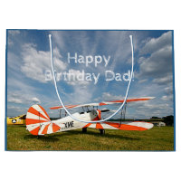 Cumpleaños del Personalizado del avión antiguo