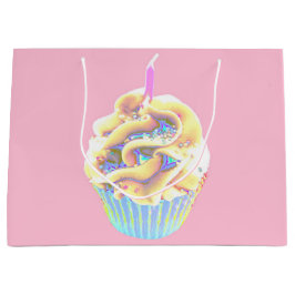 Bolsa De Regalo Grande Cupcake para Celebrar