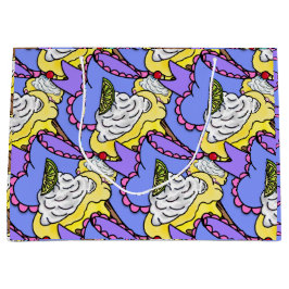 Bolsa De Regalo Grande Cupcake Strawberry Lemon Delicious Colorful