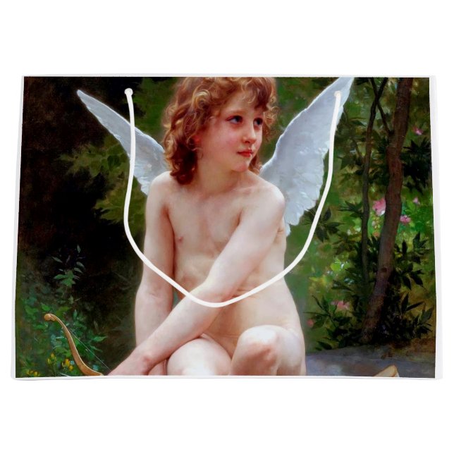 Bolsa De Regalo Grande Cupido, Bouguereau (Anverso)