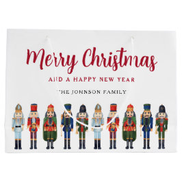 Bolsa De Regalo Grande Cutcracker Feliz Navidad