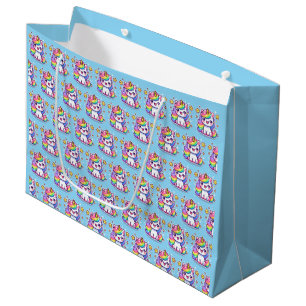 Bolsa De Regalo Grande Cute Fantasy Unicorn