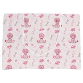 Bolsa De Regalo Grande Cute Girls Birthday Pink Dinosaur