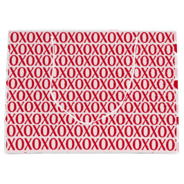 Bolsa De Regalo Grande Cute Valentine Day XOXO Red And Pink