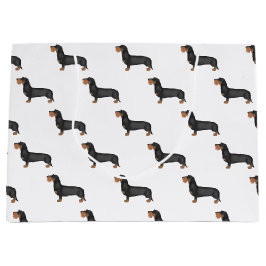 Bolsa De Regalo Grande Cute Wire Haired Dachshund Sausage Dog