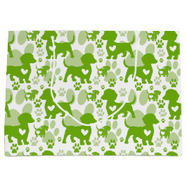 Bolsa De Regalo Grande Dachshund Love Dog Gift Bag