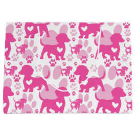 Bolsa De Regalo Grande Dachshund Love Dog Gift Bag