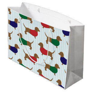 Bolsa De Regalo Grande dachshund-papel pintado