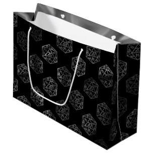 Bolsa De Regalo Grande Dados de RPG   Jugador Retro de Mesa de Fantasía d